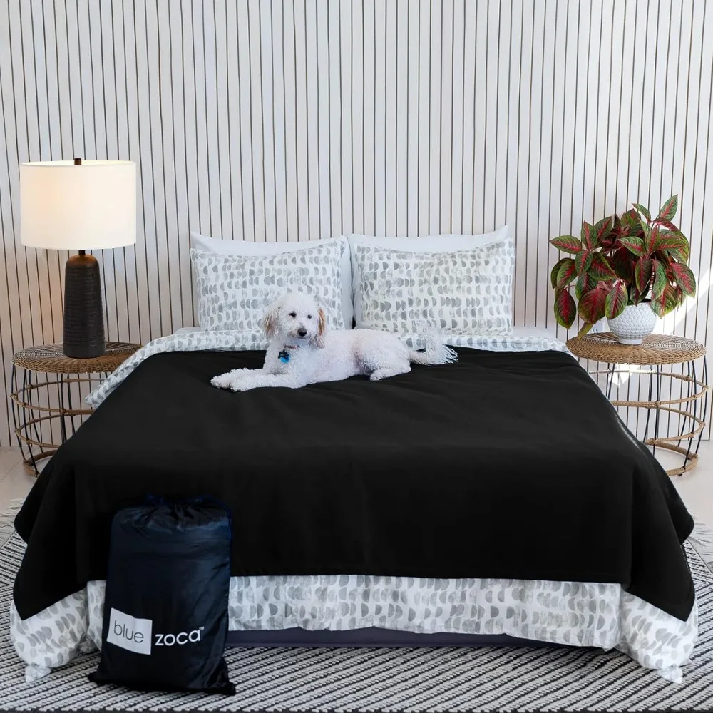 

Waterproof Blanket | Machine Washable Dog Bed Cover | Water Proof Blanket to Protect Your Bed Couch Car from Leaks Spills & Acci