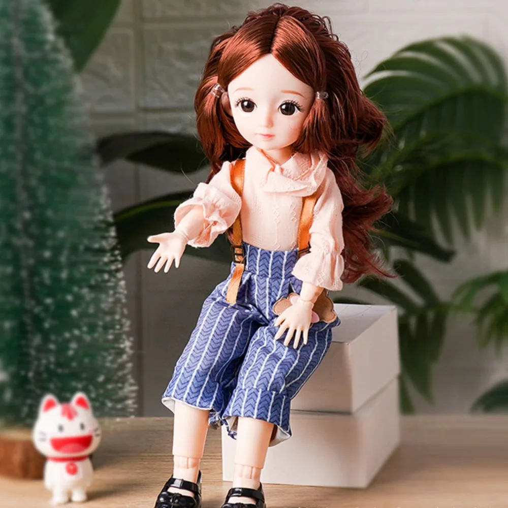 

1/6 SD 30cm Bjd Doll with Clothes Attractive Eyes Long Hair Princess Dress Up BJD Dolls Ball Jointed Elegant
