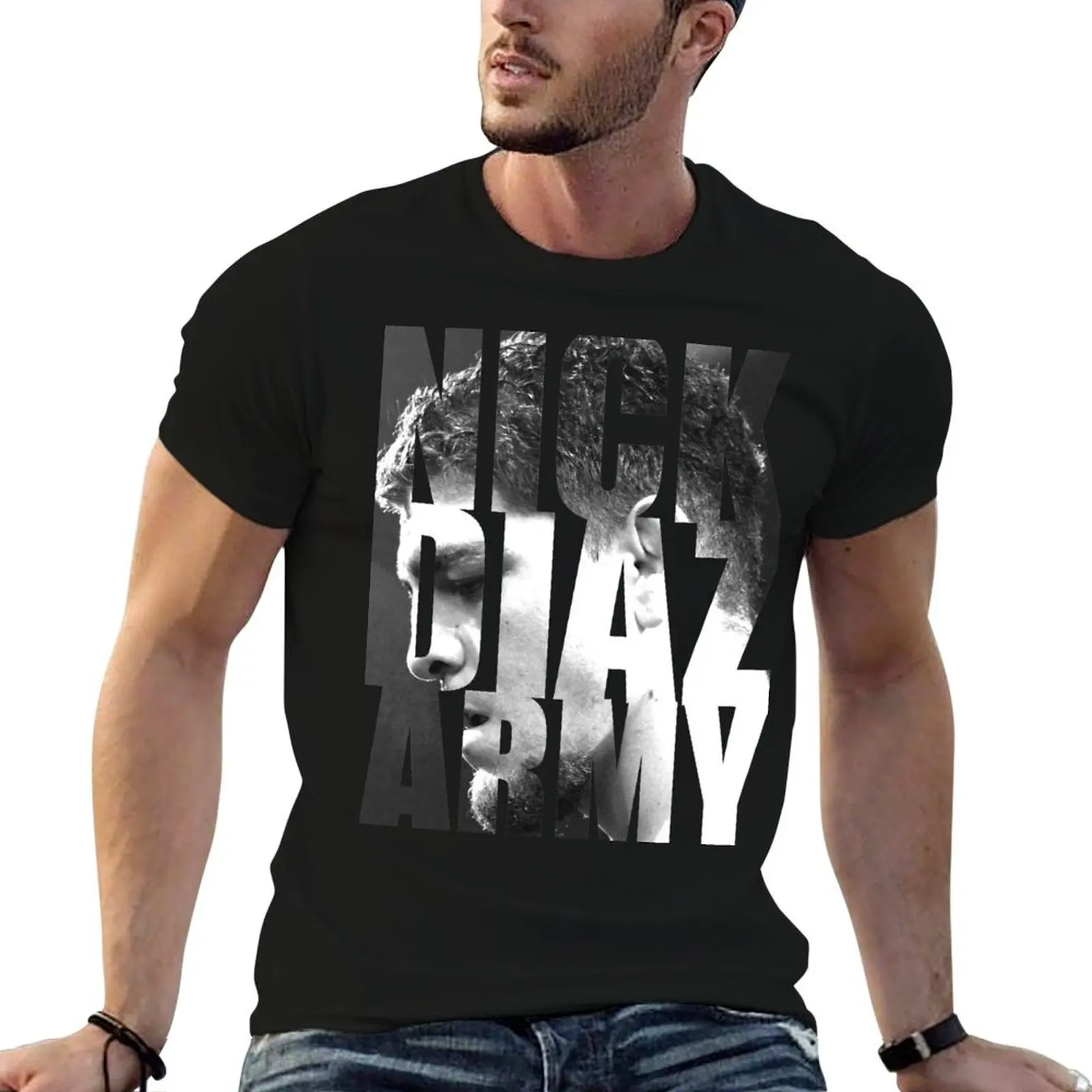 

Nick Diaz Army T-Shirt printed t shirts for man t shirts for man cotton t shirt man cotton T-Shirt