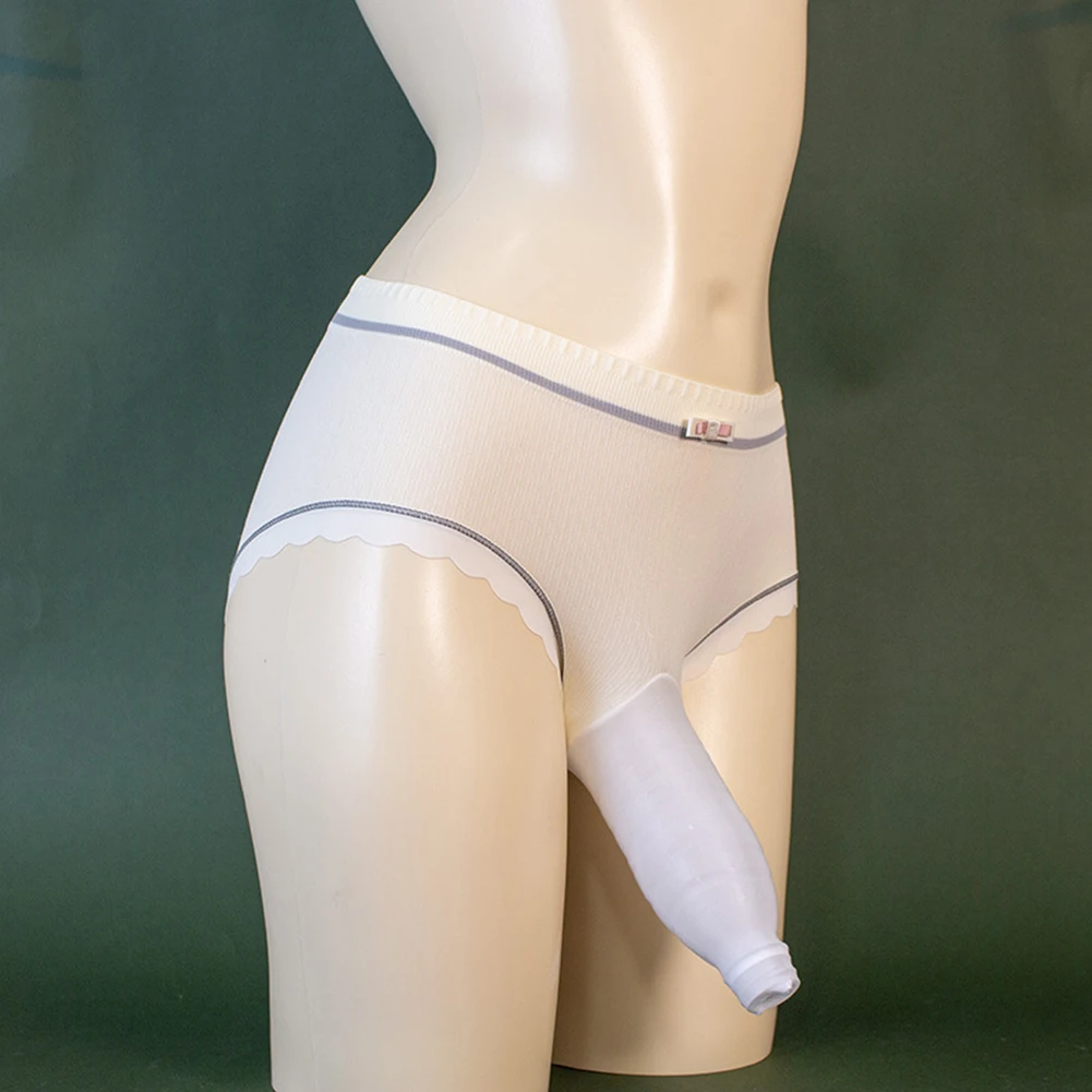 Slip Sexy en soie glacée pour hommes, pochette Gay Sissy, culotte douce, taille moyenne, sous-vêtements respirants, Lingerie lisse et érotique Hombre