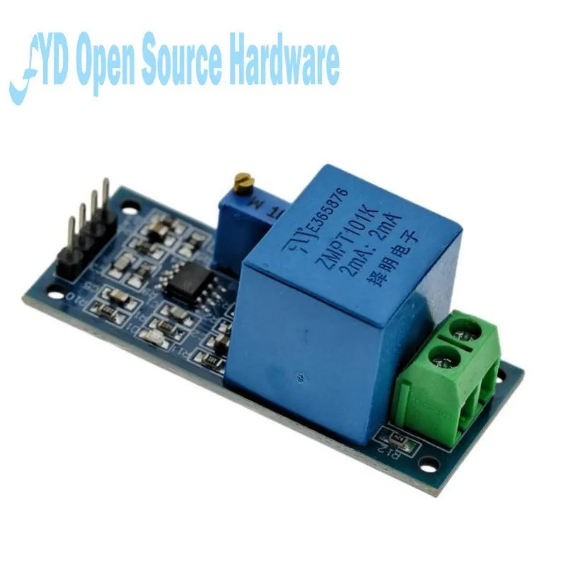 Active Single Phase Voltage Transformer Module AC Output Voltage Sensor for Mega ZMPT101B 2mA