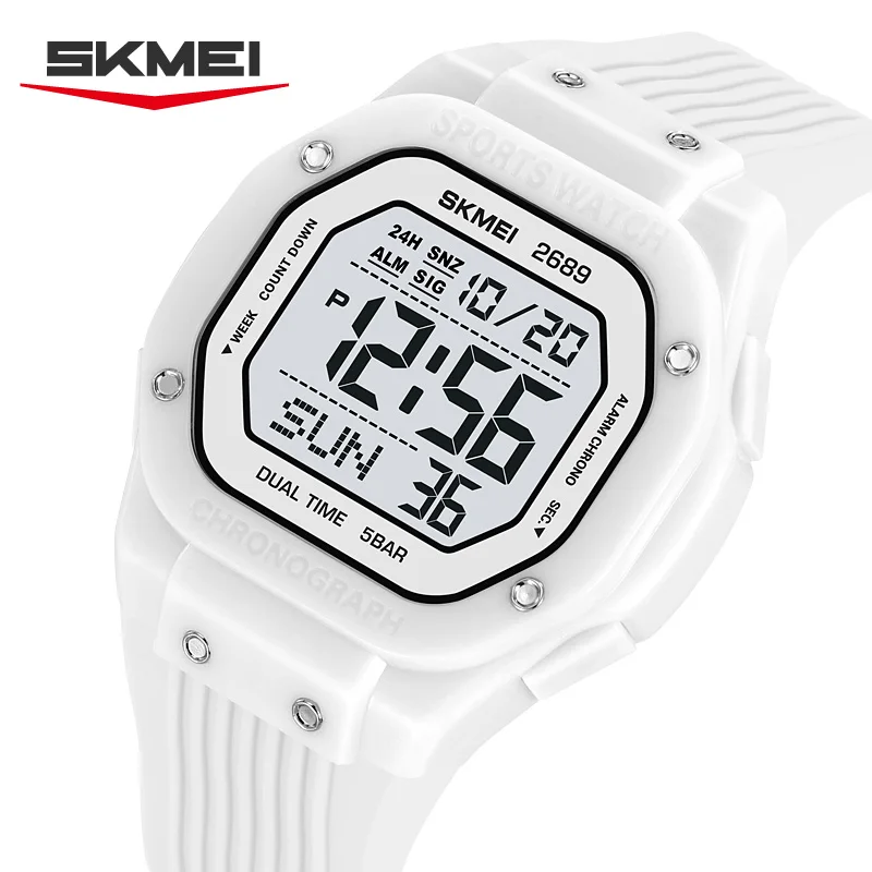 

SKMEI 2689 Outdoor Sport Wristwatch Men's Watch Alarm Clock Waterproof Fashion Chronograph Digital Watches For Men And Women