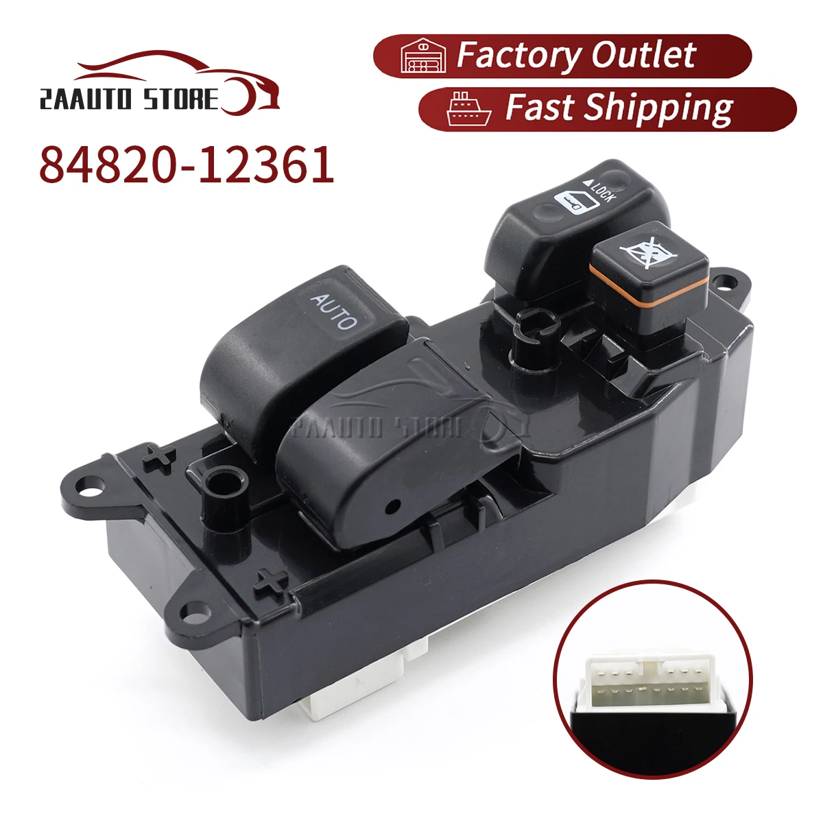 LHD For Toyota Corolla E11 1997-2002 84820-12361 8482012361 Window Control Switch Regulator Car Parts 14Pins 84820-52090