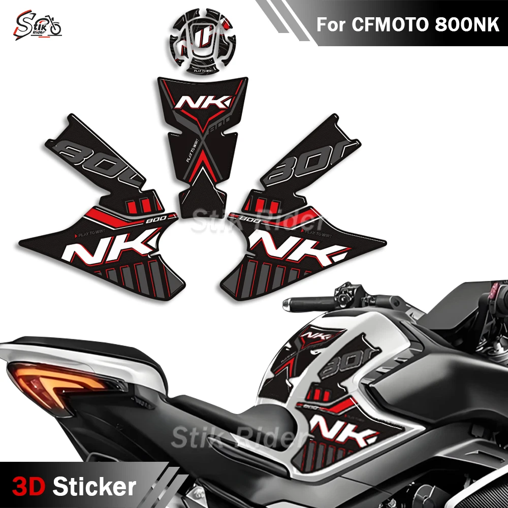 

800NK мотоциклетные 3D наклейки для CFMOTO CF MOTO 800 NK, накладка на бак, боковые ручки, защитные наклейки для колена, газа, мазута