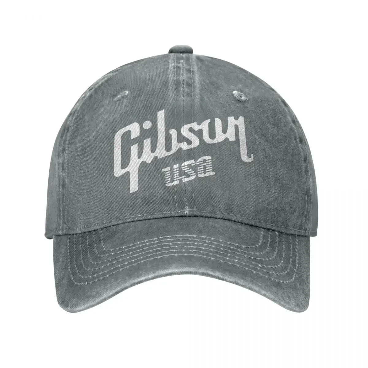 Gibsons Music 1894 Baseball Cap Vintage Distressed Washed Headwear Men Women Outdoor Summer Adjustable Caps Hat