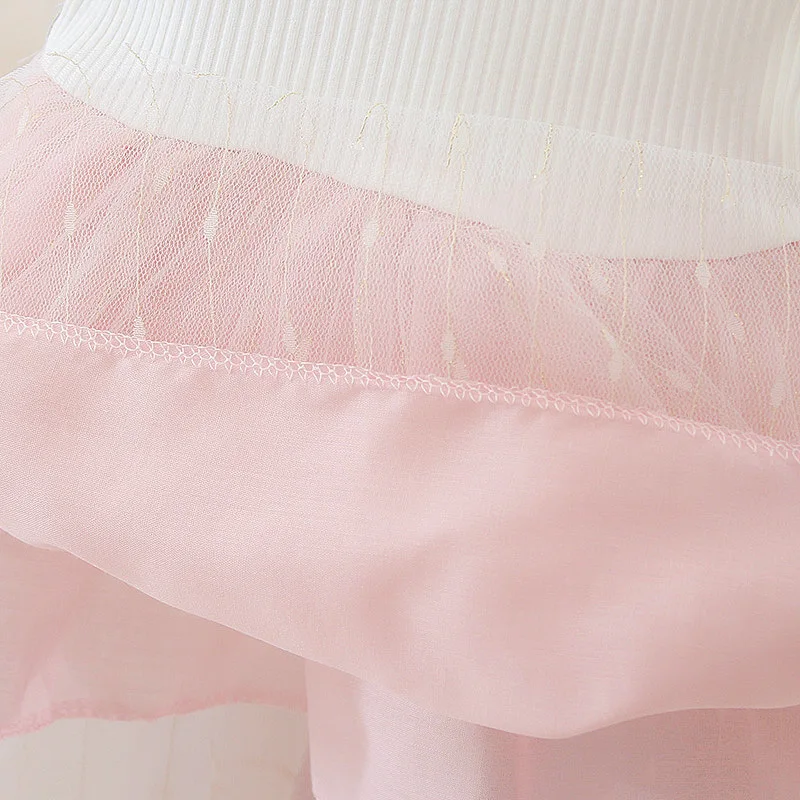 Robe d\'été en maille pour bébé fille, vêtements pour nouveau-né, patchwork, princesse, anniversaire de 1 an, vêtements de baptême, nouveau