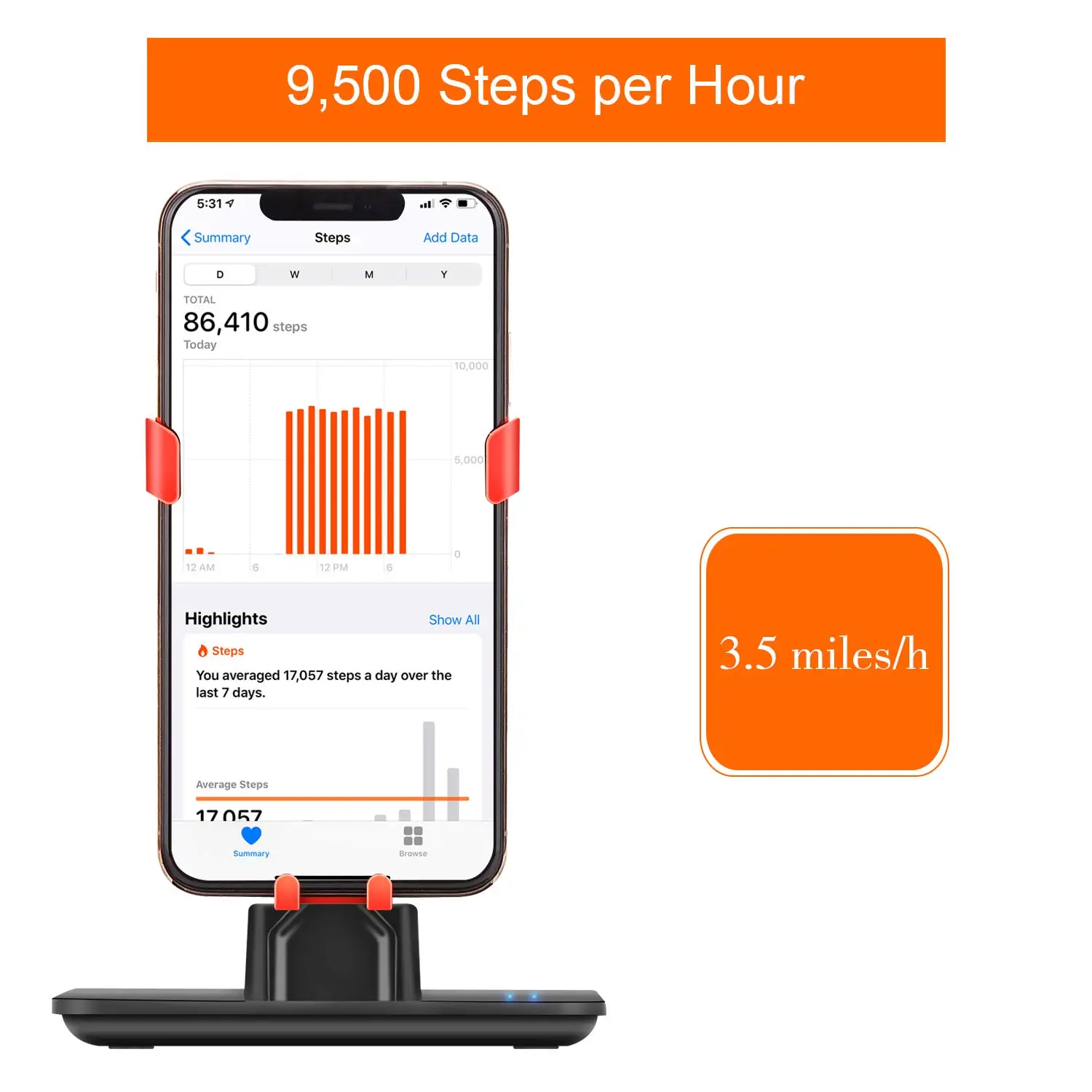 Регулируемое устройство для качания телефона, идеально подходящее для инкубации яиц или конфет Buddy в Pokemon Go, совместимое с iOS и Android