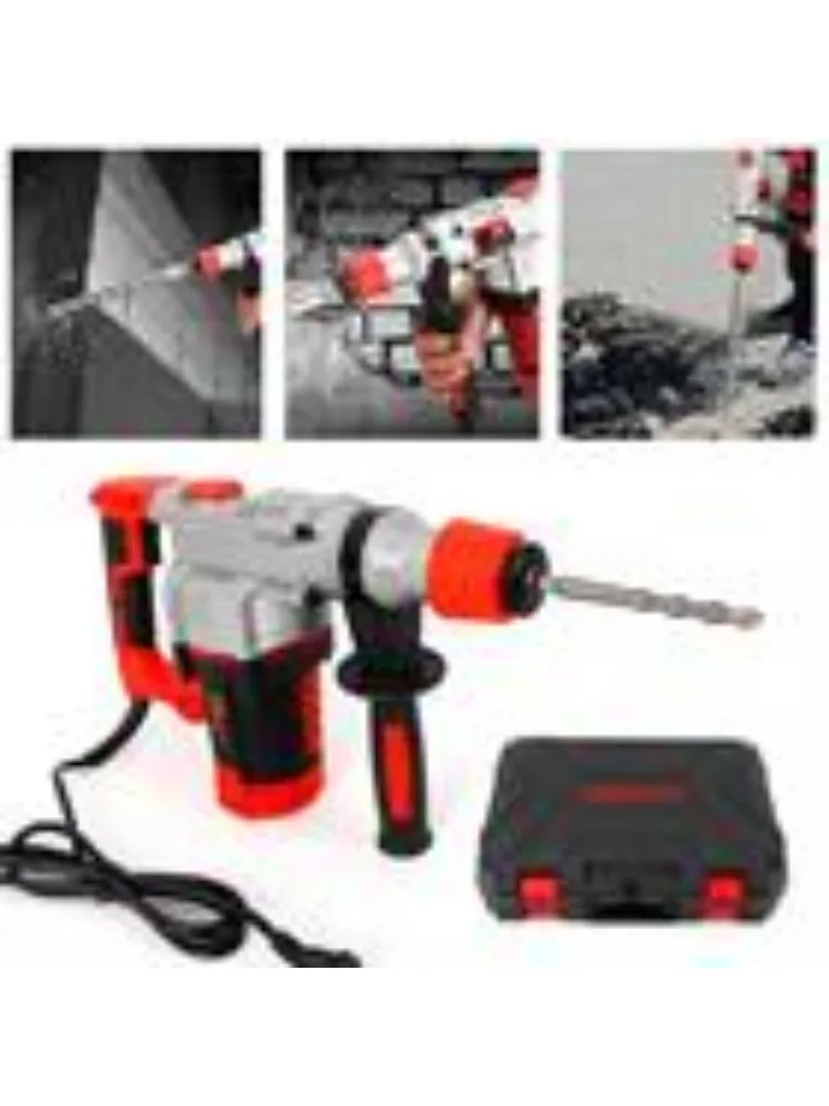 2200W Bohrhammer SDS Plus Stemmhammer Schlagbohrer Mit Koffer Set Meißelhamme