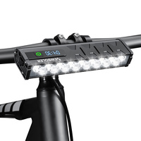 Bicycle Light 10000mAh 8 LED Bike Light Front Rechargeable LED Flashlight 10000LM Headlight with Power Bank Bicycle Accessories