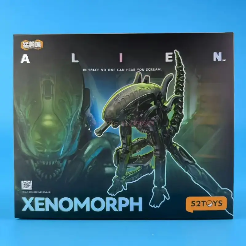 [En stock] 52 juguetes caja de bestia genuina Alien 2,0 juguete Transformable genuino, estatuilla modelo móvil, regalo de adorno hecho a mano