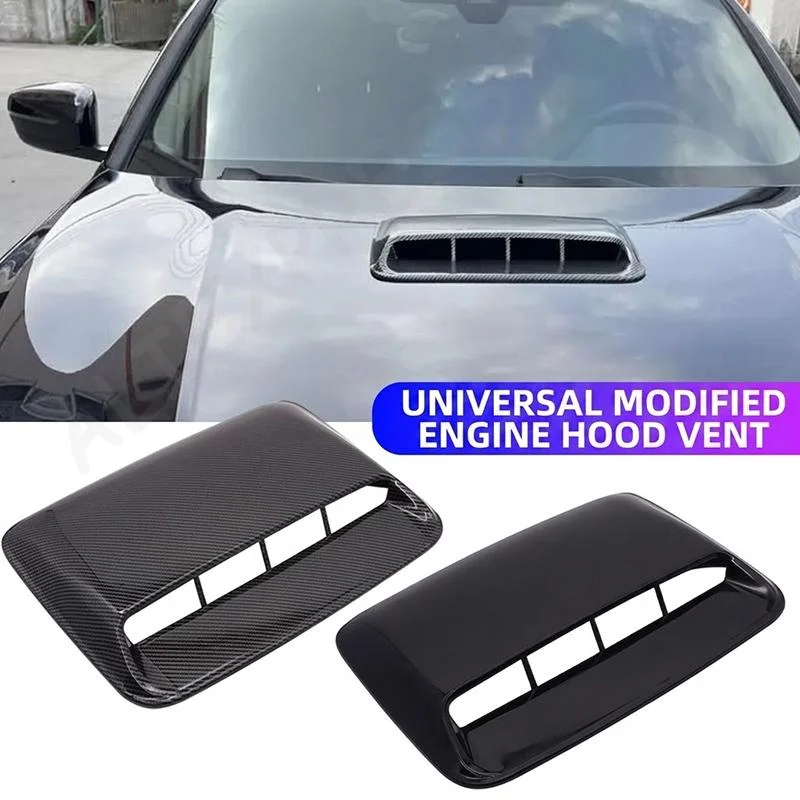 [G]1Set Car Air Flow Inlet Hood Scoop Vent Bonnet Decorative For Auto Air Inlet 4x4 Accessories Car Tuning Hood