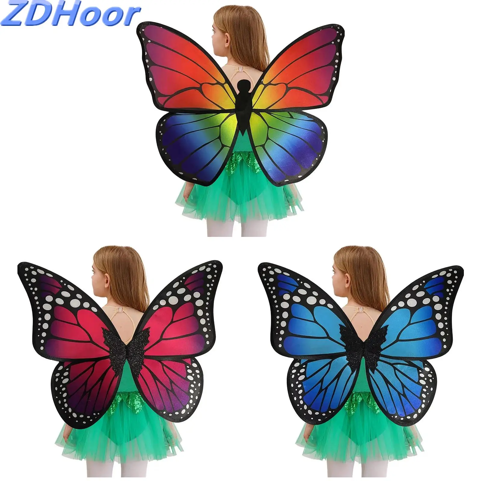 

Fairy Cosplay Wings for Dress Up Butterfly Wings Fairy Costume Fantasy Renaissance Costumes Accessories