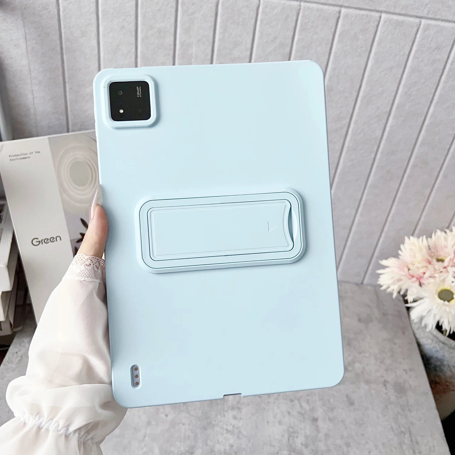 

Folding Kickstand Tablet Case For Xiaomi MI Pad 8 7 6 5 Pro 6S Redmi K Pad 2 SE 11 8.7 12.4 Case Stand Soft Silicone Cover