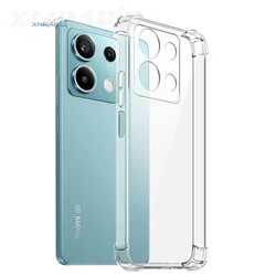 Shockproof Silicone Case For Xiaomi Redmi Note 13 12 11 12S 11S 10S 9S 10 9 8 7 Pro Plus Pro+ 4G 5G Clear Soft Ultra Thin Shell