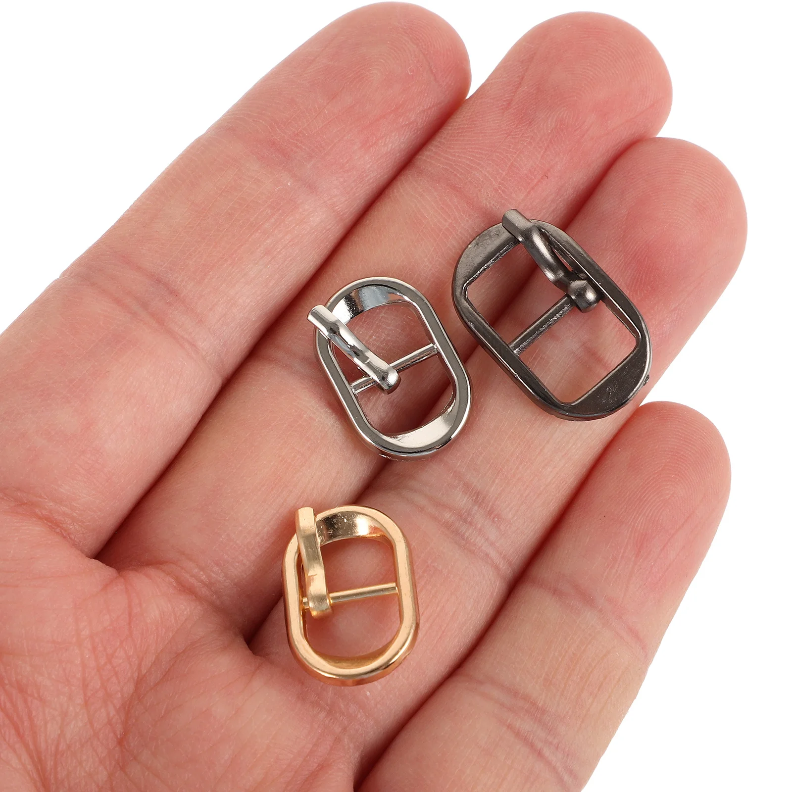 30 قطعة حزام معدني ذو شق واحد حزام مربع عتيق لتقوم بها بنفسك إكسسوارات الملابس حزام الأسطوانة أبازيم حزام صغير عملي