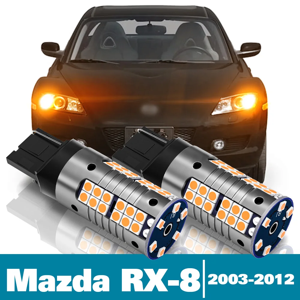 

2pcs LED Turn Signal Light For Mazda RX-8 RX 8 RX8 SE FE Accessories 2003 2004 2005 2006 2007 2008 2009 2010 2011 2012