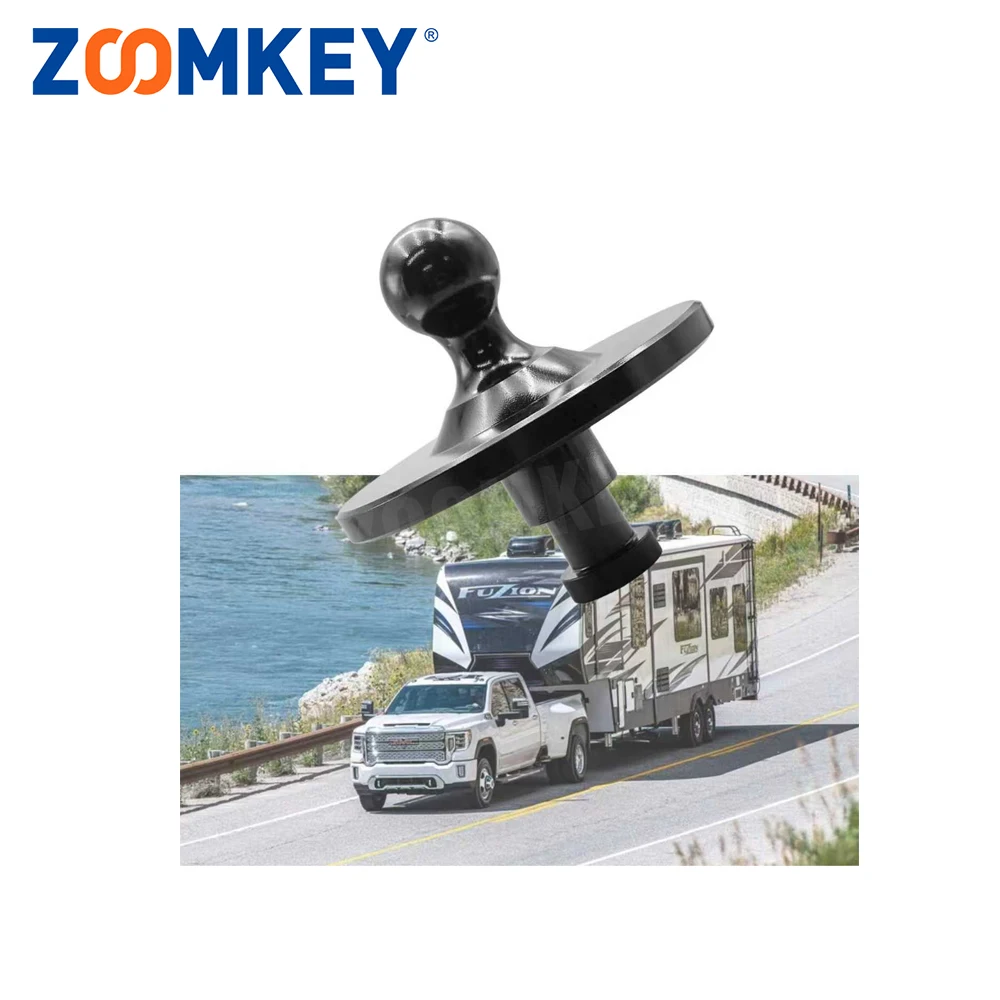 

ZOOMKEY подходит для заднего адаптера на гибкой стойке с шариком 2-5/16 и 2 штифтами King 2085295 BEC392, черный