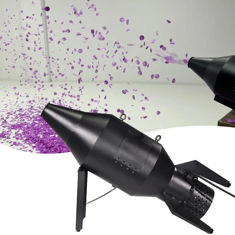 Electronic Remote Control Confetti Machine Colorful Paper Stage Effect Wedding Colorful Confetti Cannon