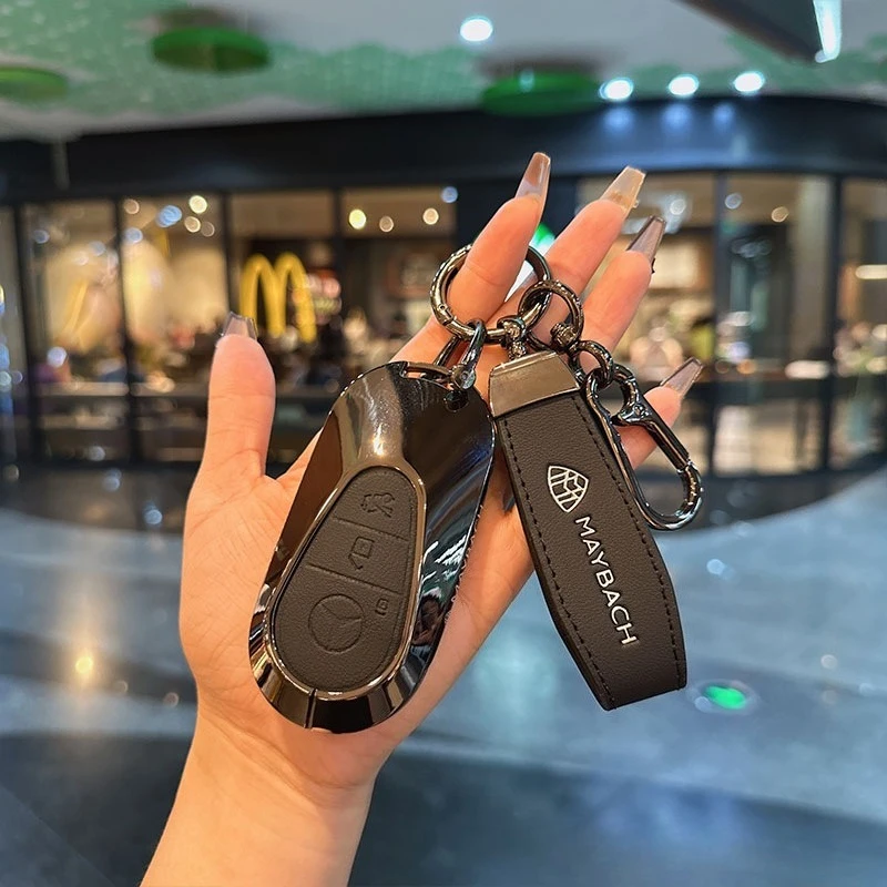 

For Maybach S480 S400L S500 S680 S450 S580 Car Key Case Cover Mercedes Benz C S Class W223 W206 S260L S350L S400L S450L S500L