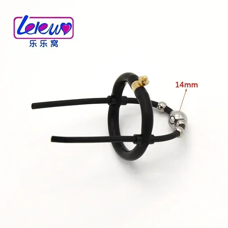 سيليكون القضيب الدائري حزام الخرز الجنس لعب الطبية تحت عنوان لعب الكبار أدوات الجنس البديل عبودية الملحقات صدمة كهربائية نبض #5