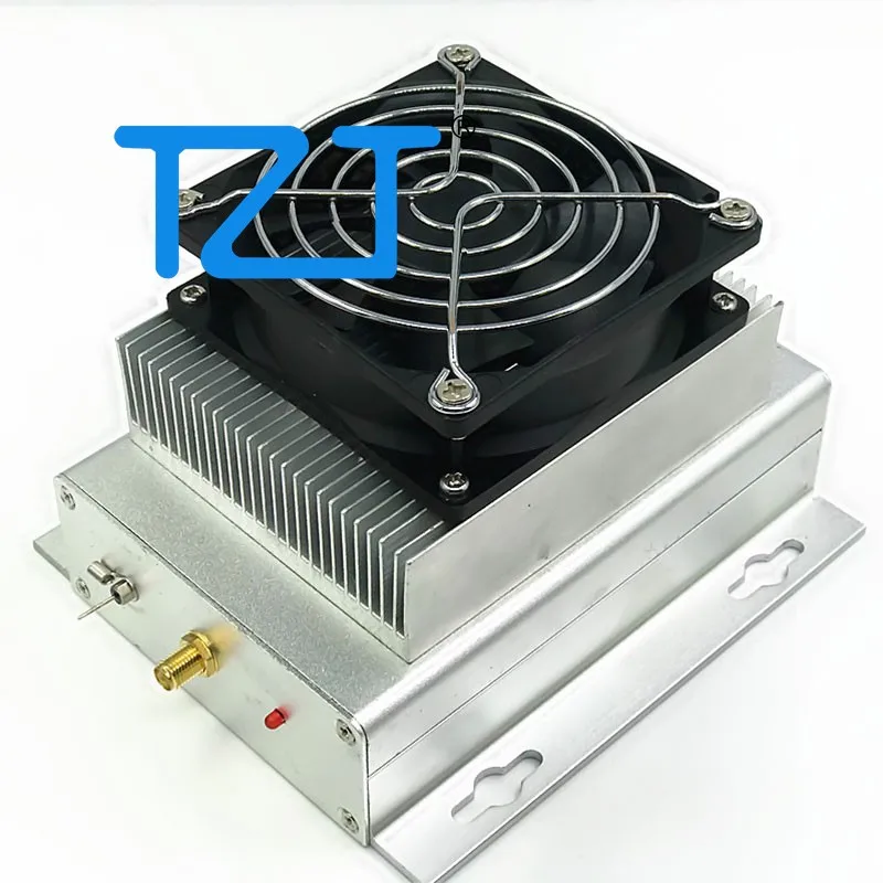 

TZT FM 70-110 МГц 200 Вт Усилитель мощности 24 В 50 Ом Высококачественный радиочастотный усилитель с разъемом SMA-K