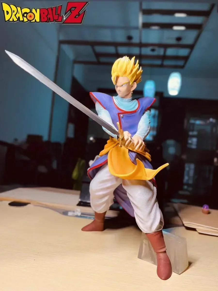 Anime Dragon Ball Figure Gk Son Gohan Holding A Sword Action Figurine Pvc Collection Decoration Model Statue Children Toys Gift