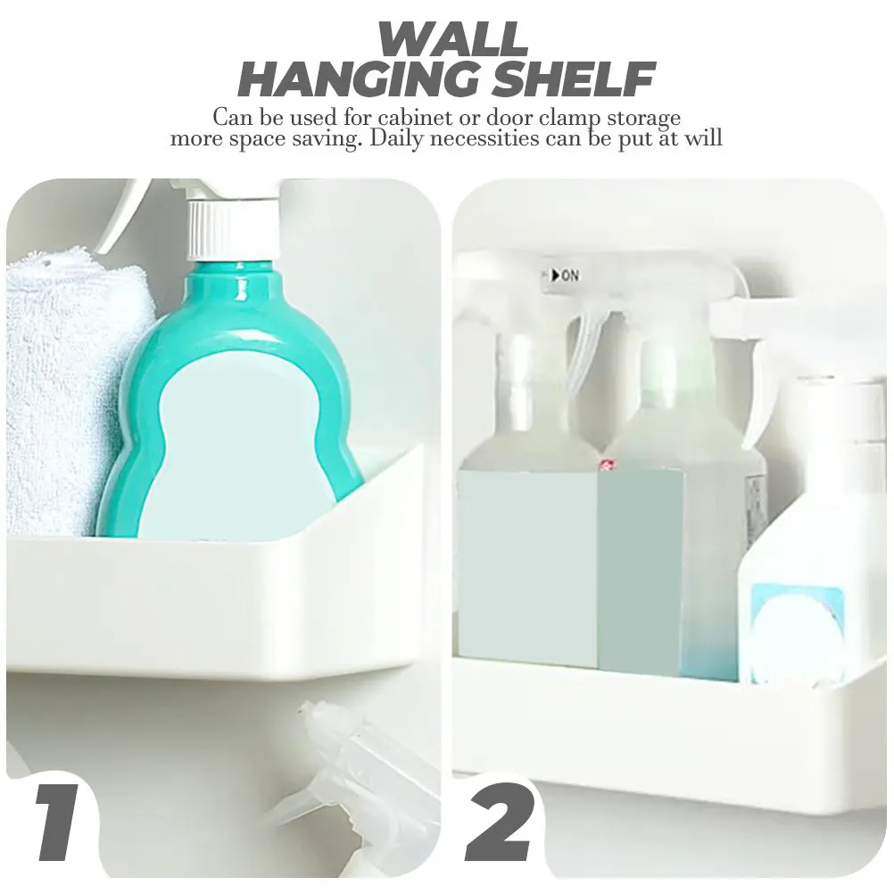 Wall Mounted Wire Basket Rack – Nail-Free Kitchen & Bathroom Storage Shelf for Small Items and Sundries