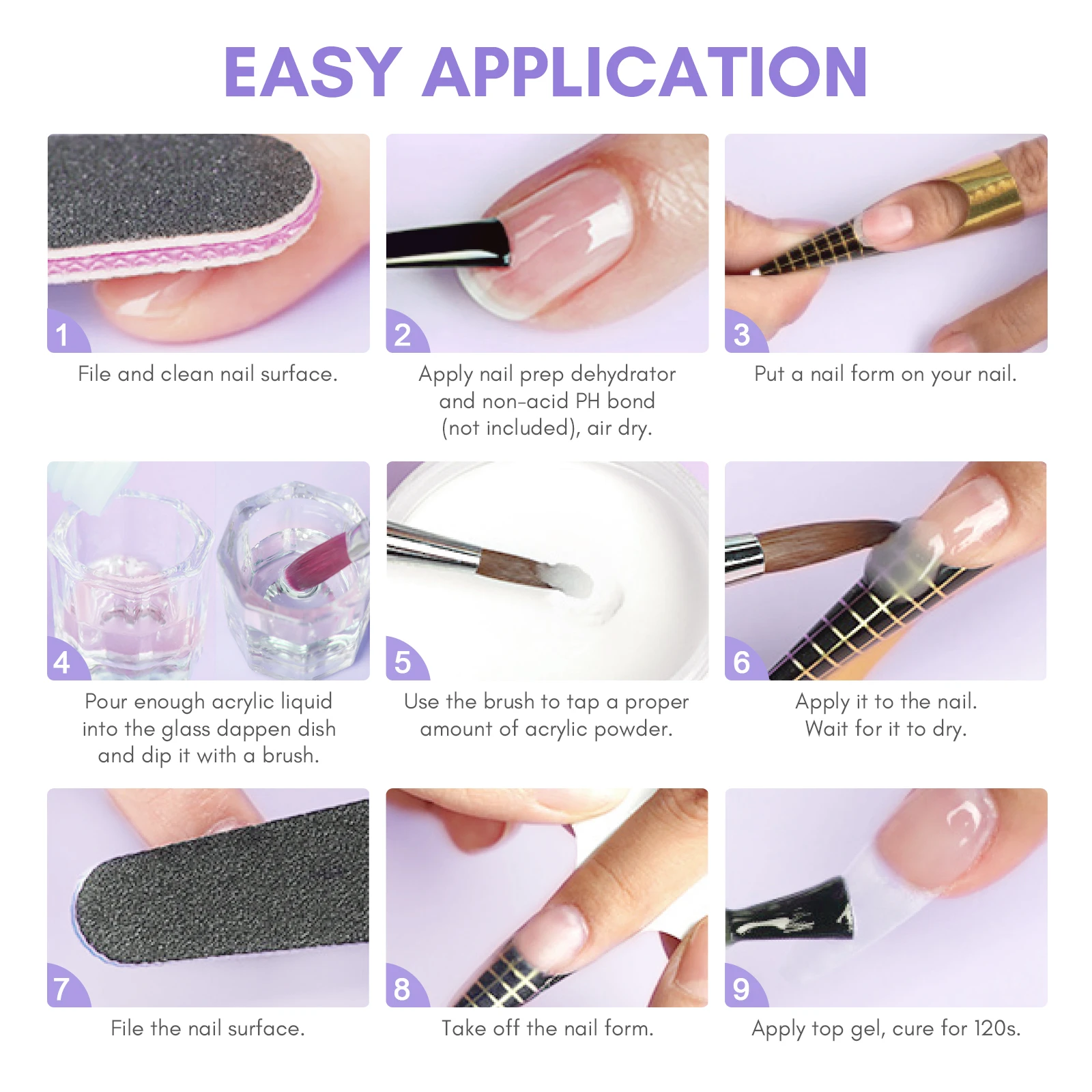 مجموعة سائل أكريليك للأظافر من سافيلاند مع كوب قلم لتمديد الأظافر ومجموعة أدوات المبتدئين