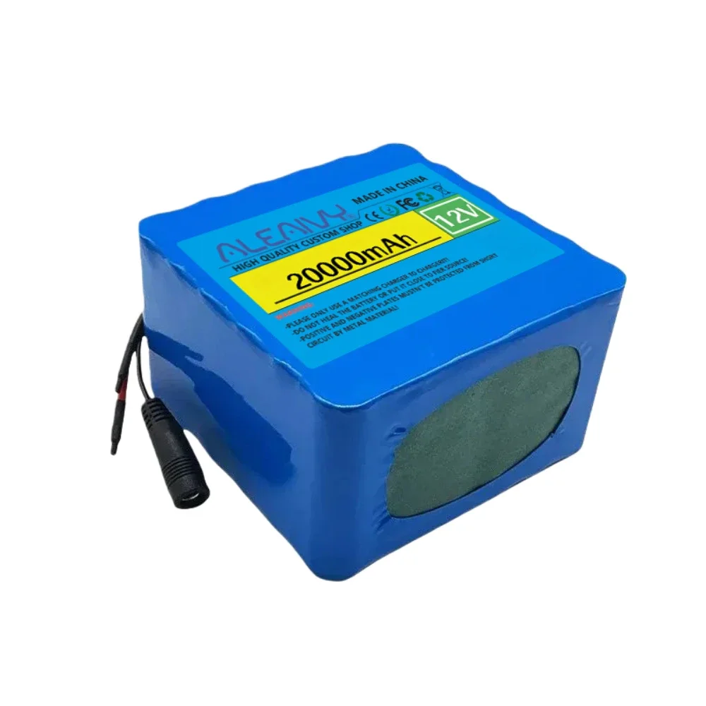 

Multi-Purpose 12V 20AH 3S12P 18650 Li-ion Battery Pack 12.6V 20000mAh for Light Speaker Tool Toy Car.
