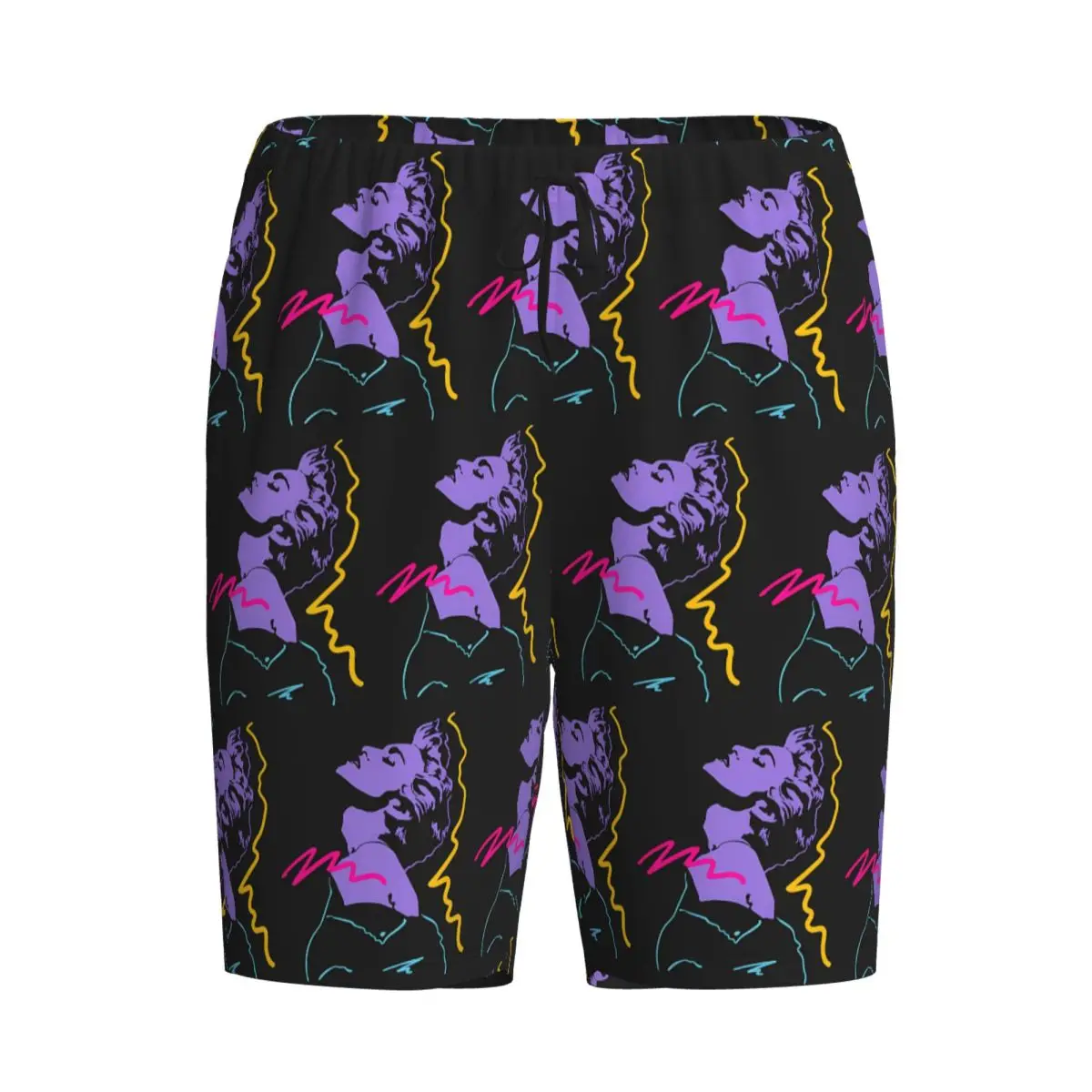 

Custom Madonna 80s Retro Style Shorts Sleeping Pants Men Pajama Pants Lounge Sleep Sleepwear Bottoms