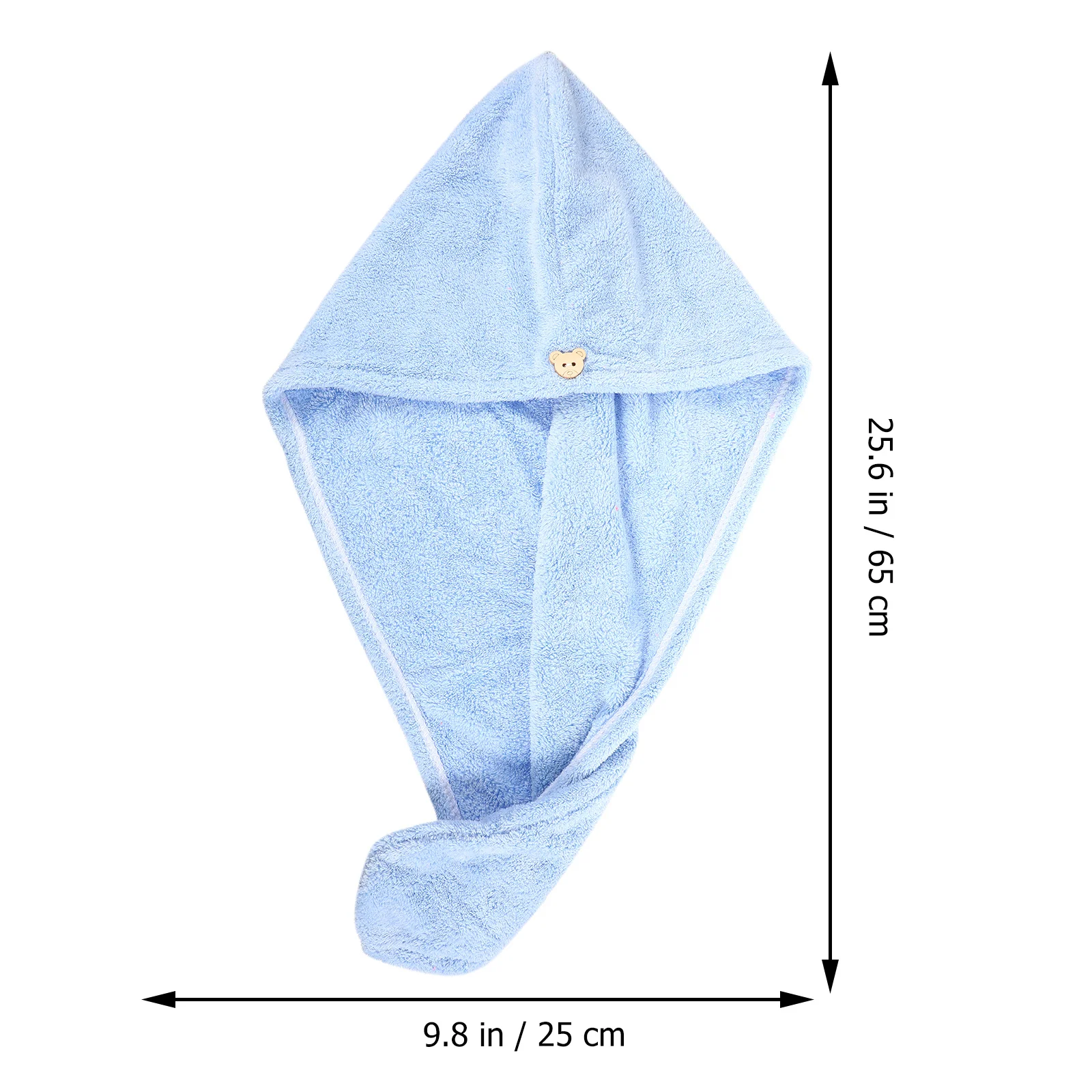 

3Pcs Hair Fast Drying Cap Advanced Absorbent Towel Protects Hair from Damage and Frizz Absorbent Cap Shower Caps