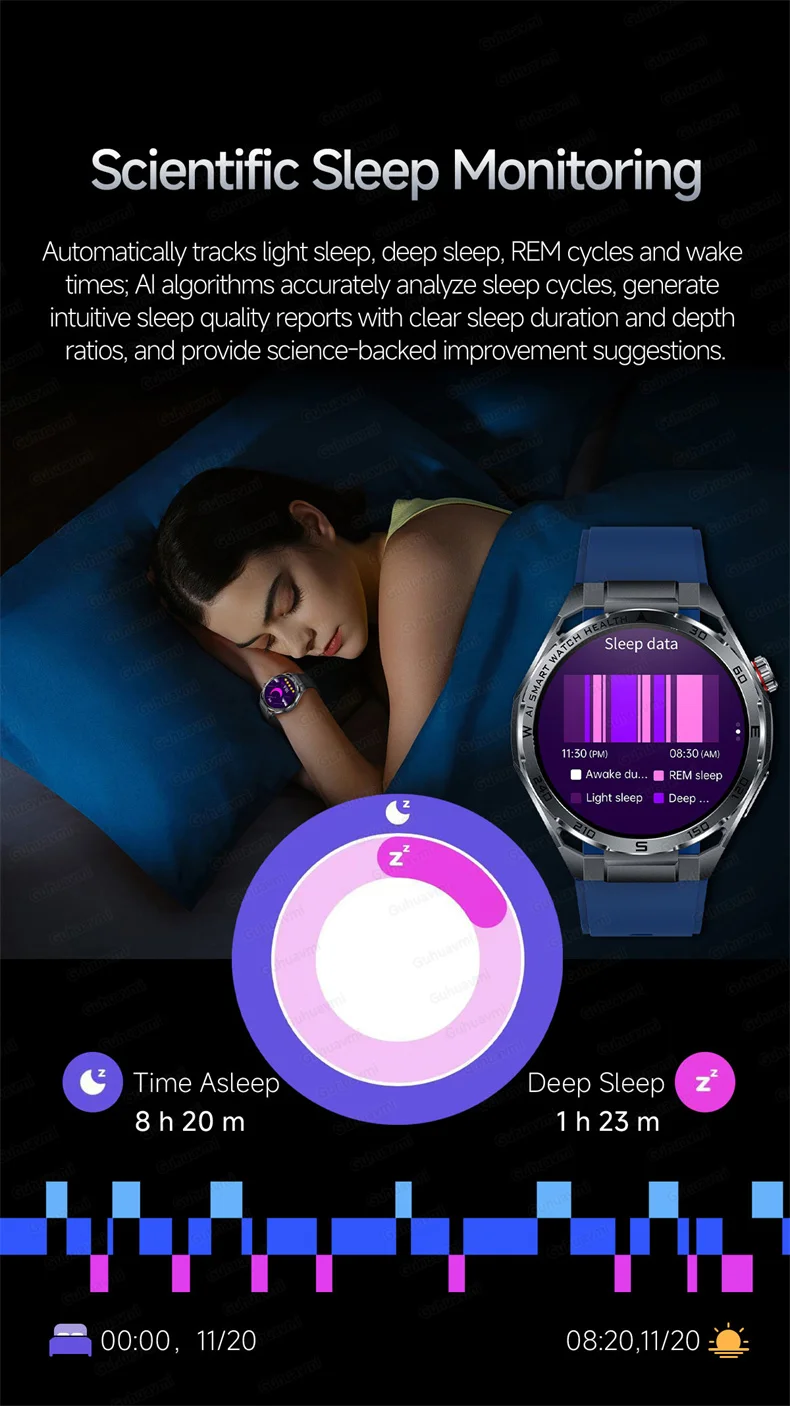 ECG Smartwatch für Herren, Bluetooth-Anruf, Fitness-Tracker, Blutdruckmessung, BO2, Schlafüberwachung, Gesundheits-Smartwatch, Sport, für Android und iOS – Detail 20