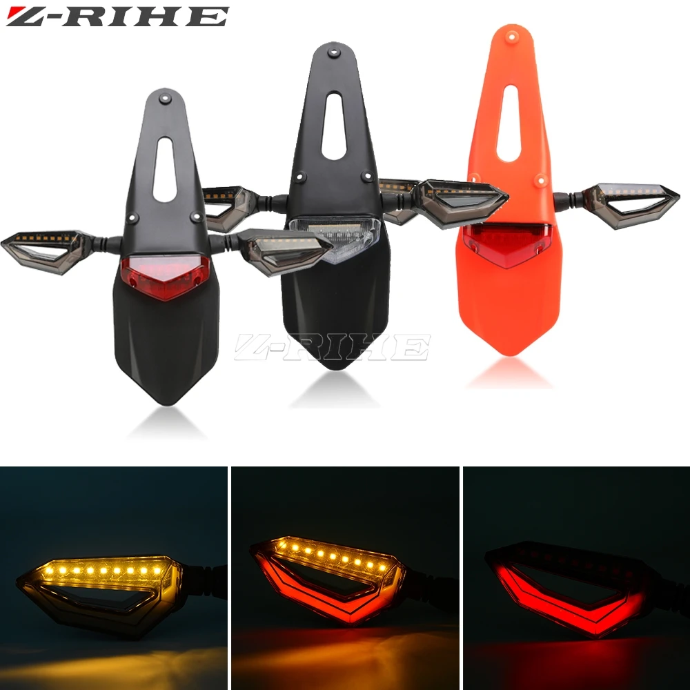 Dirt Bike Tail Light Mudguards LED Tail Lamp For BETA 50 125 200 250 300 350 390 400 430 450 480 498 500 520 RR RRS RS Enduro