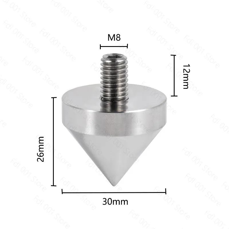 for Audio 316 Stainless Steel Speaker Amplifier Rack Stand Isolation Damping Feet Pad Nail Shock Spikes Cabinet Tripod