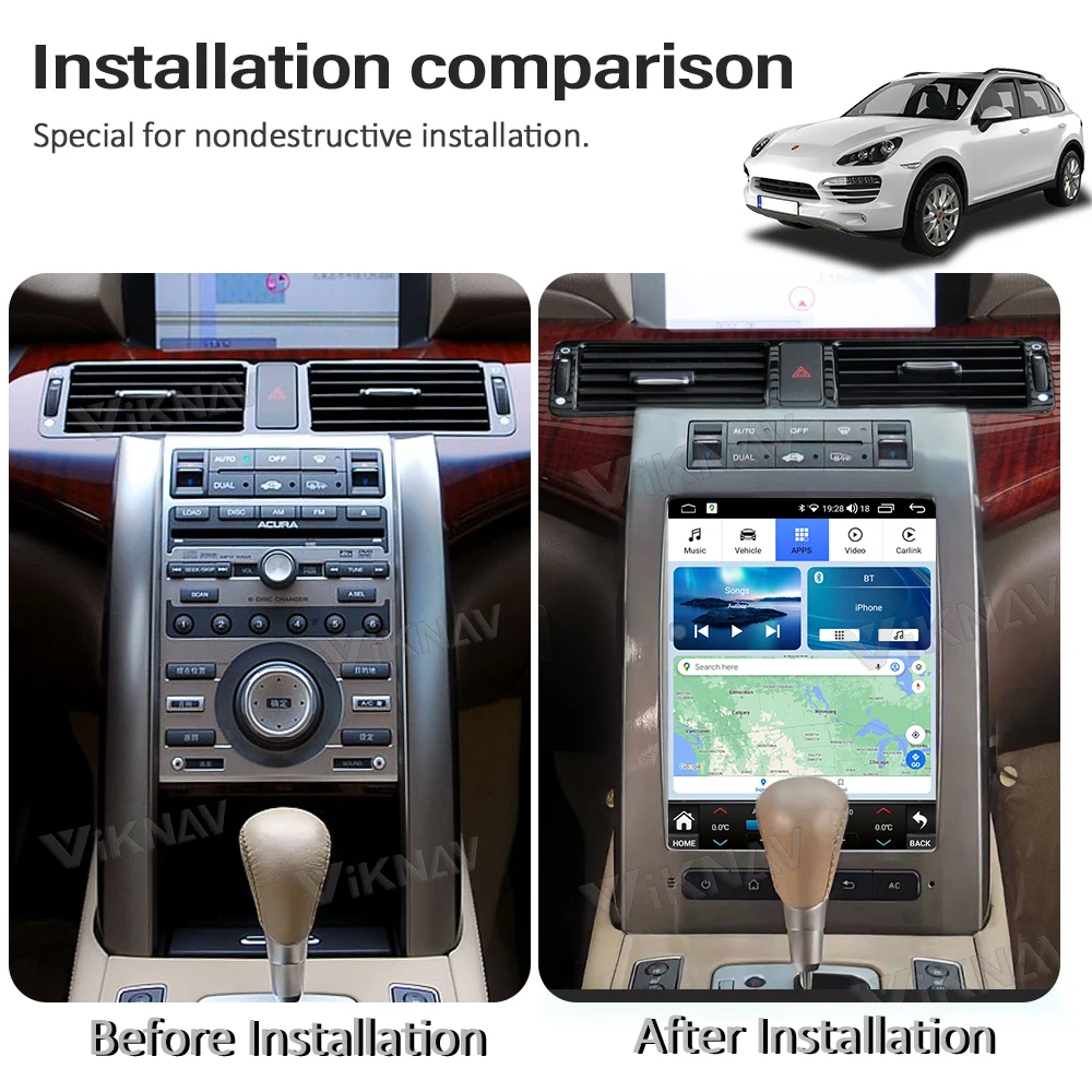 12.3 Inch Android Car Radio For Honda Acura RL 2006-2010 GPS Navigation Auto Stereo Multimedia Player Touch Screen Carplay