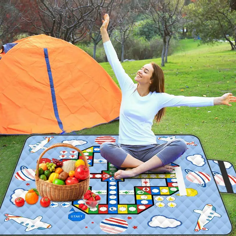 200x200cm Picnic Mat Waterproof Beach Mat Outdoor Camping Mat Blanket Summer Folding Moisture-Proof Picnic Blanket Sandproof Mat