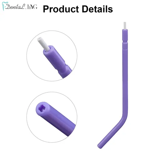Imagen 2 del producto 250 Uds. Puntas de boquillas desechables para jeringa Dental Triple Air Water jeringa de 3 vías para unidad de silla de odontología