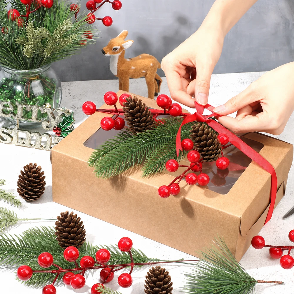 50 шт. искусственных сосновых  – обзор и цена Christmas Wreath Fake