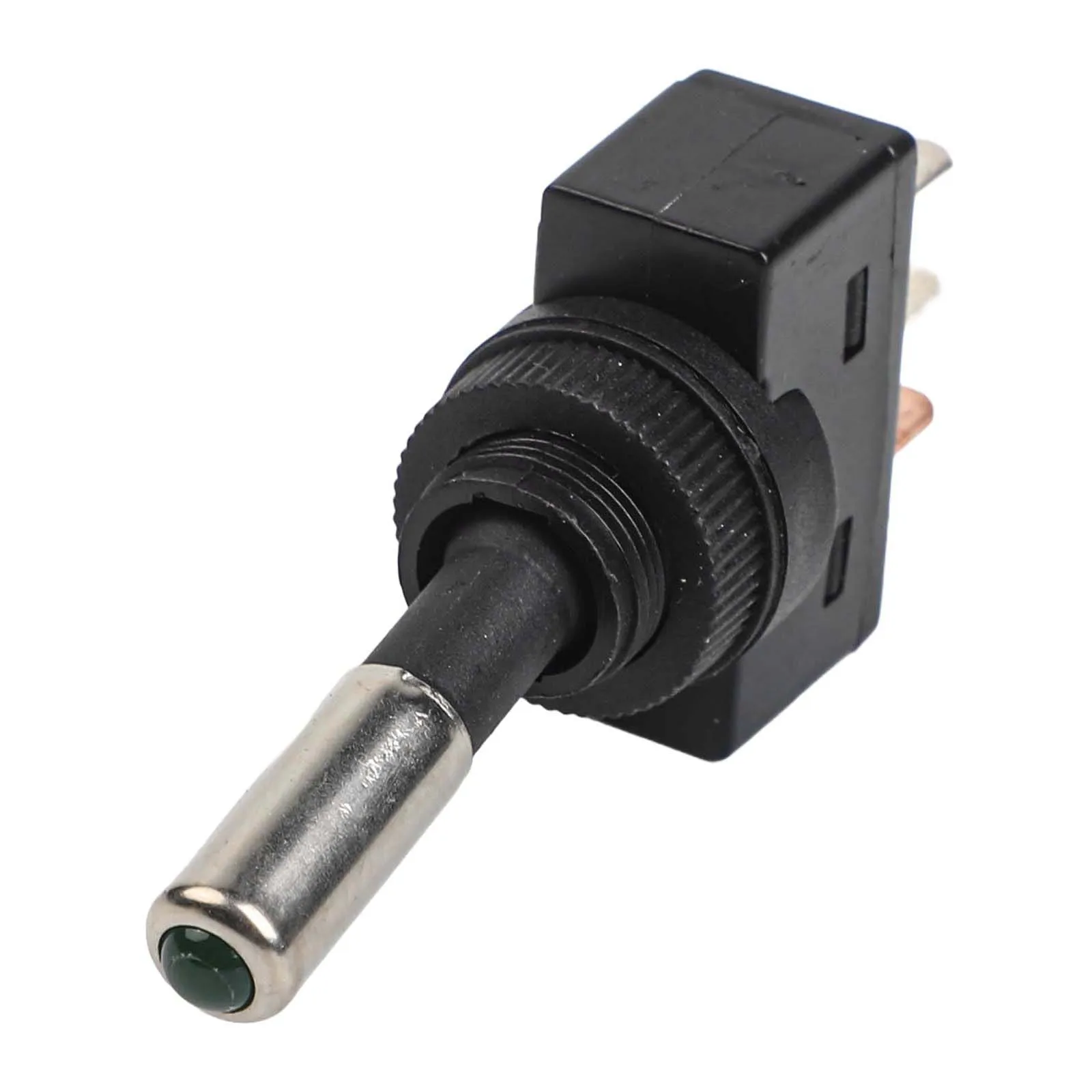 Interrupteur à bascule automobile de 12 mm avec fonction autobloquante à lumière LED, adapté à divers appareils et supports de panneaux