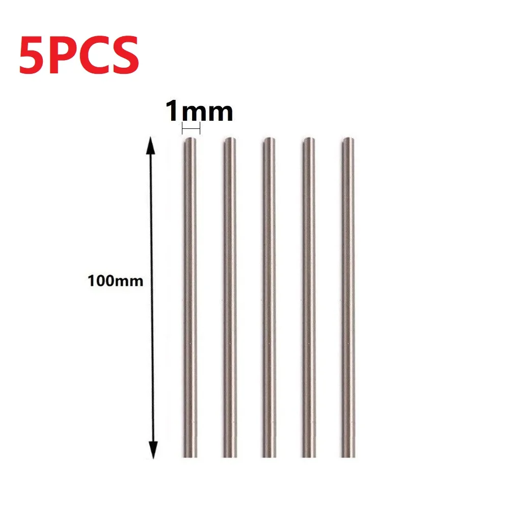 Verschleißfeste 5 Stück YG6 Wolframstahl-Rundstange aus Vollhartmetall-Drehwerkzeugstange 100 mm für Hochleistungsbohrer