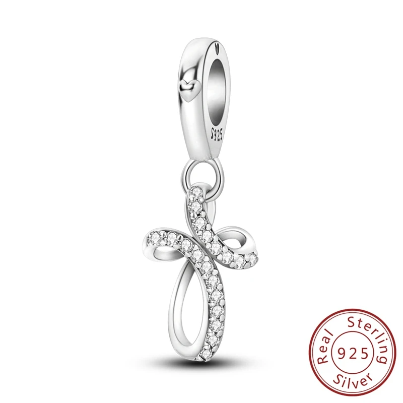 925 Sterling Silber blaue Augen und Palme Charms Kreuzigung Perlen Frauen Freundinnen Schmuck Geschenk – Detail 26