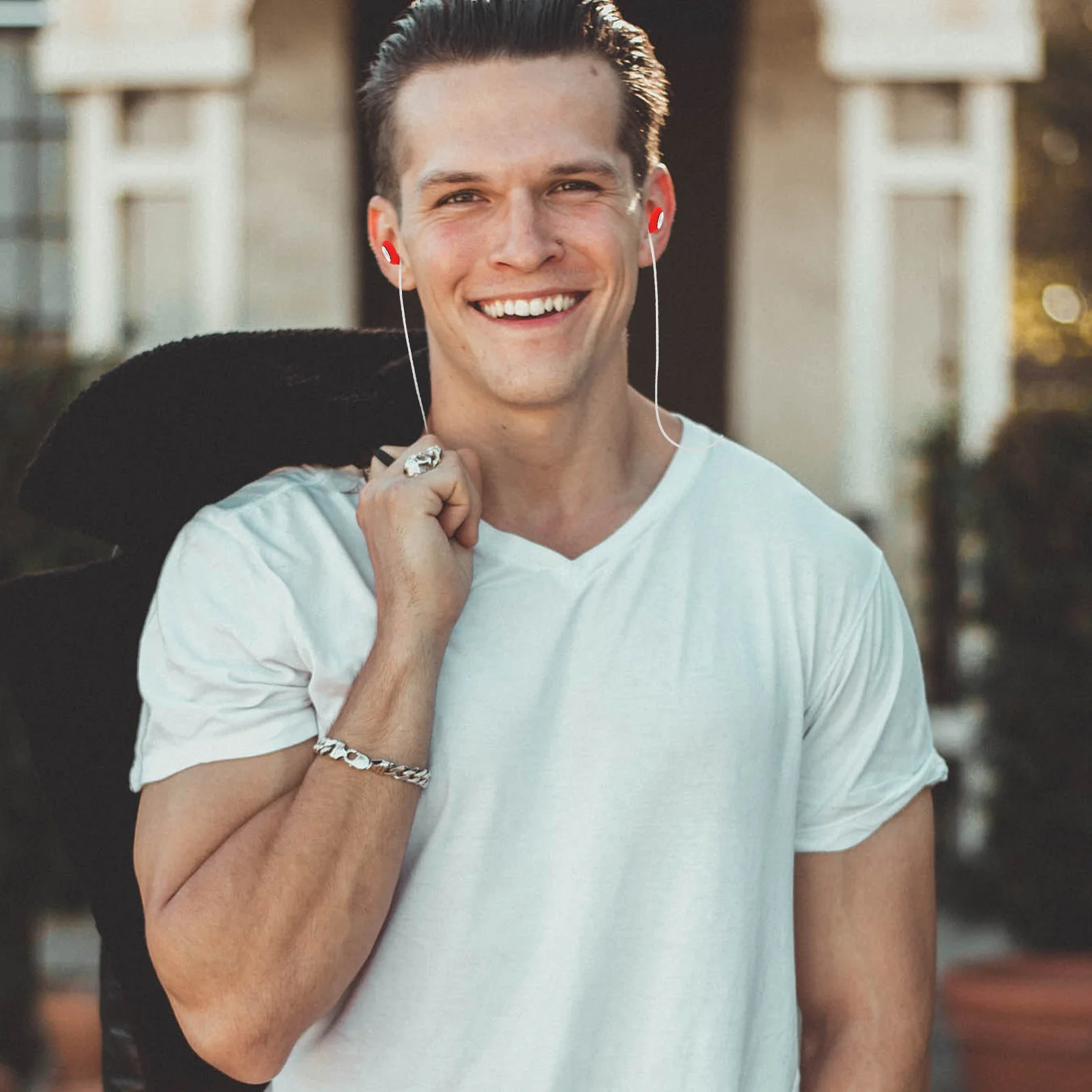 إلغاء الضوضاء سدادات الأذن لينة قابلة لإعادة الاستخدام سيليكون النوم حماية الأذن للسفر العمل الشخير الحد من الحساسية