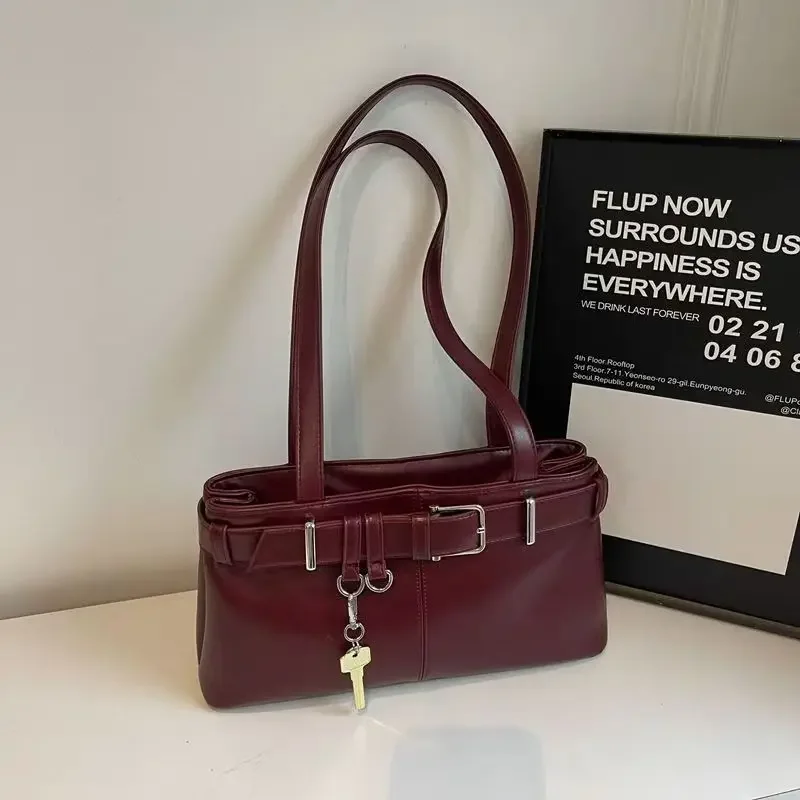 

Korean niche armpit bag, new fashionable commuting shoulder bag, simple and versatile handbag