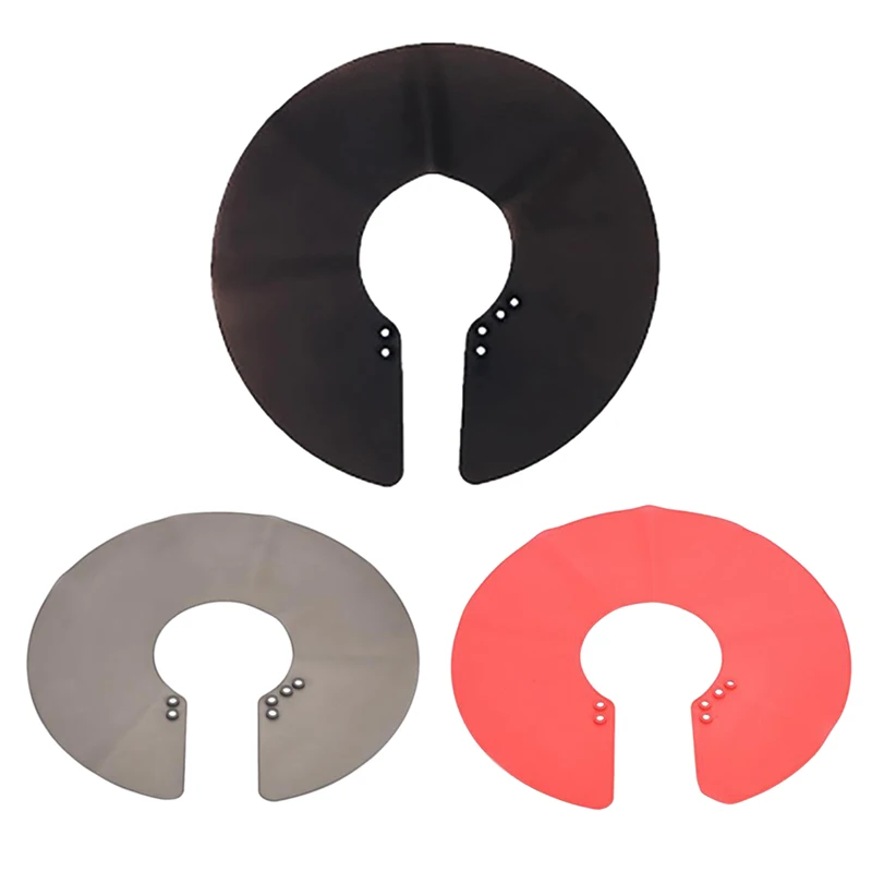 

ABWM-Neck Shield Magnetic Shawl Haircut Shawl Salon Haircut Neck Cape Wrap Collar Shield Waterproof Silicone Hairdressing Hair C