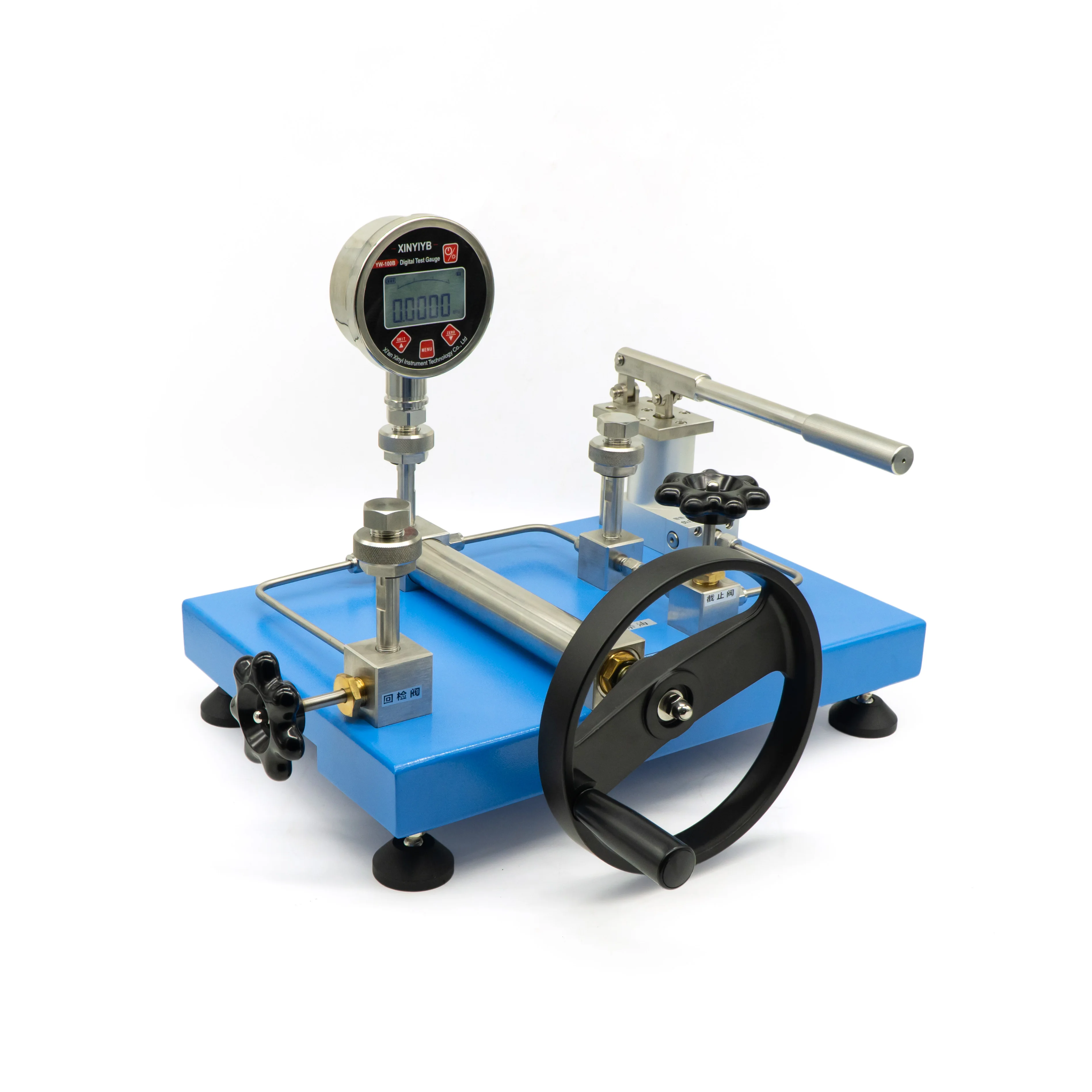 Benchtop Pneumatic Pressure Calibration Pump Vacuum Air Pressure Source Comparator Test Pump