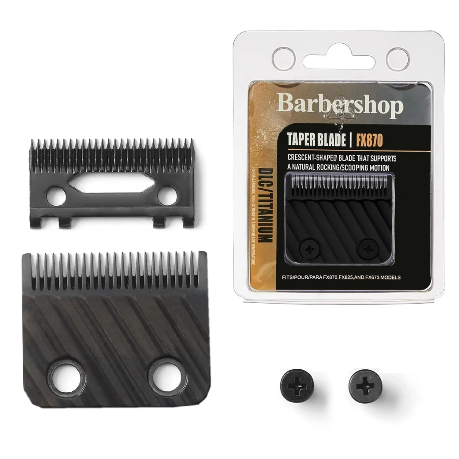 

FX603G/FX603B Replacement Blades For BaBylissPRO FX870，FXF880，FX810，FX825，FX673N Hair Clippers，Accessories For Babyliss clipper