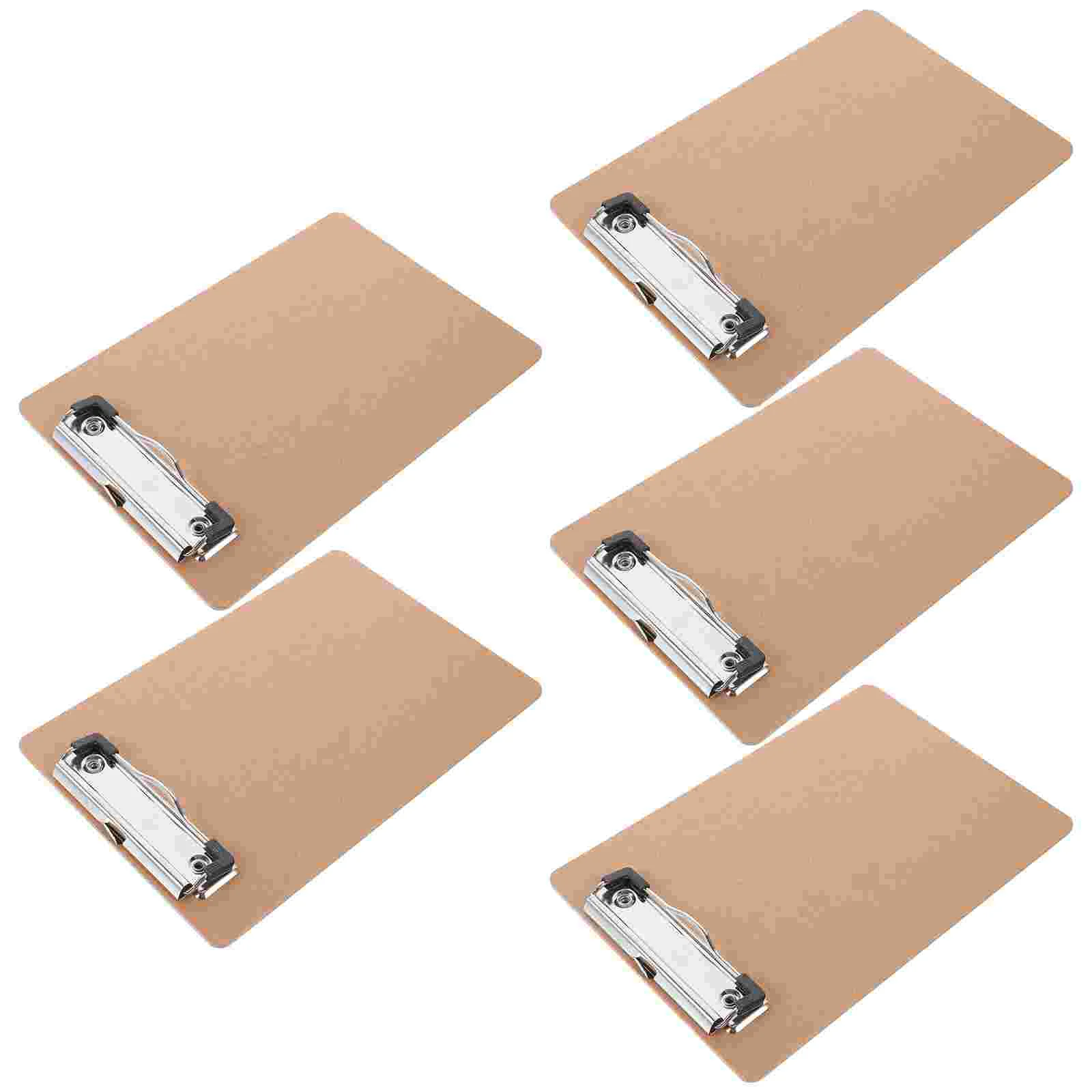 Imagem -03 - Clipboard Folder Writing Supplies Classroom Supplies Small File Clipboards Wood Office Tool Pcs