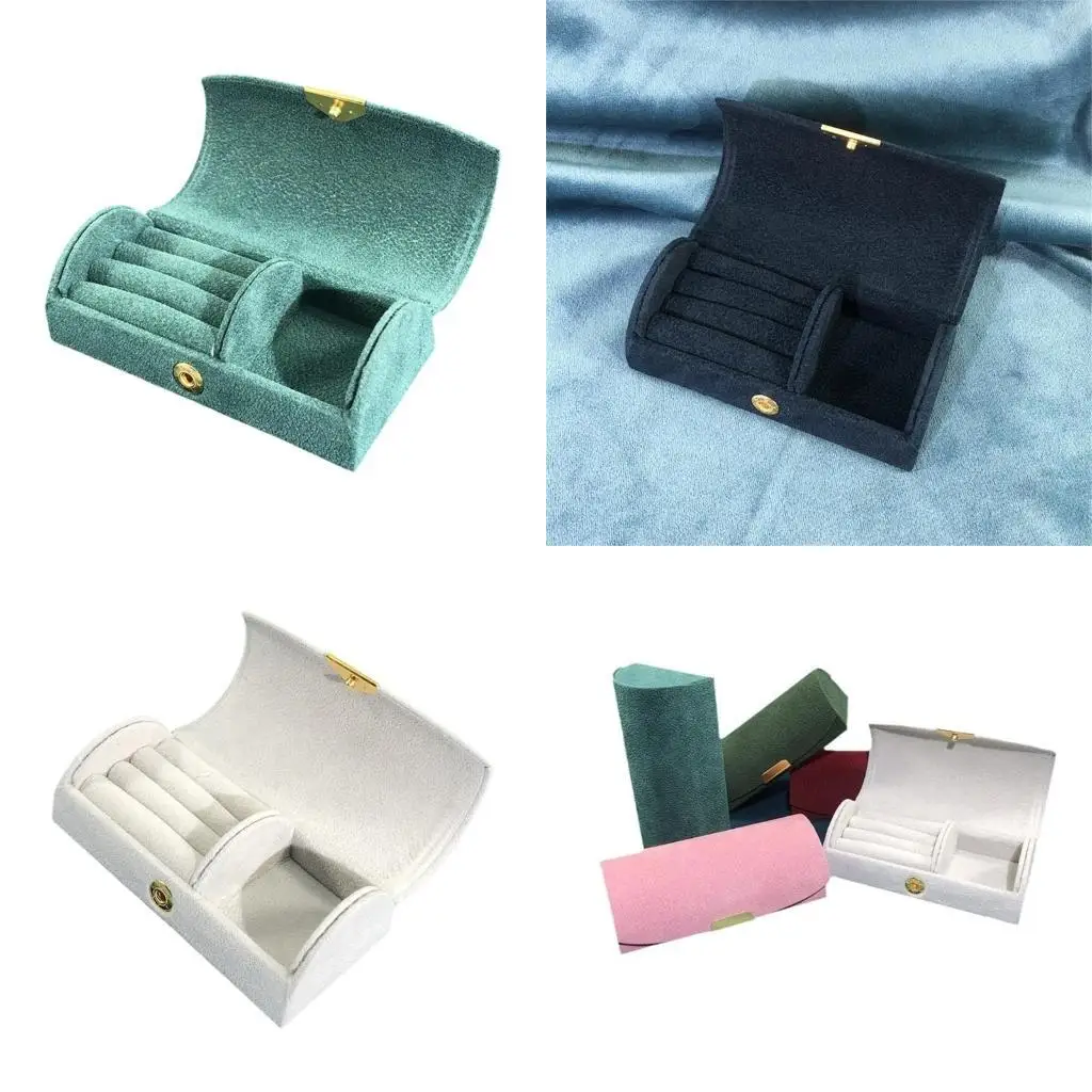 

31BB Стильный футляр для хранения ювелирных изделий с начальным многоцелевым организатором компартмента аксессуаров для женщин в