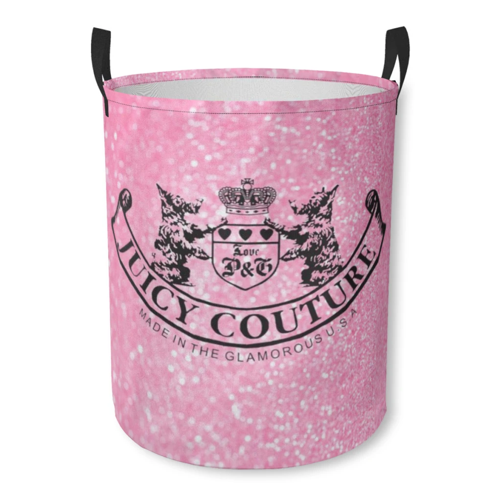 

Laundry Basket Hot-Sale-Like-Juicy-Couture-Style Fabric Laundry Moving Folding Dirty Laundry Basket