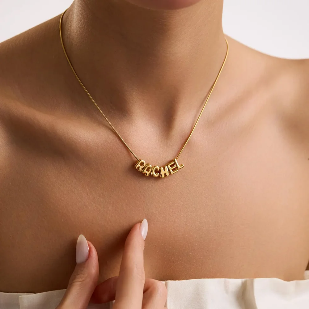Collier personnalisé avec init - Name Necklace Custom avis et prix